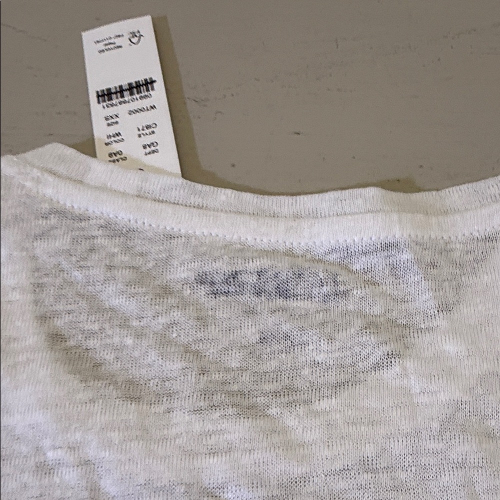 J. Crew New relaxed linen T-shirt Size XXS - Picture 11 of 11